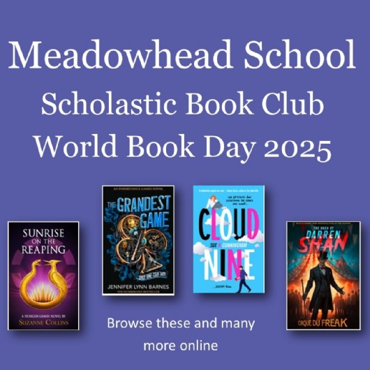 image advertising the scholastic leaflet for world book day